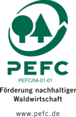PEFC ist die größte Institution zur Sicherstellung nachhaltiger Waldbewirtschaftung durch ein unabhängiges Zertifizierungssystem. Holz und Holzprodukte mit dem PEFC-Siegel stammen nachweislich aus ökologisch, ökonomisch und sozial nachhaltiger Forstwirtschaft.
PEFC ist in Deutschland das bedeutendste Waldzertifizierungssystem: Mit über 8 Millionen Hektar zertifizierter Waldfläche sind bereits mehr als zwei Drittel der deutschen Wälder PEFC-zertifiziert.