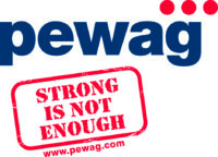 Ausstellerverzeichnis_Logo_pewag_strong is not enough_4c